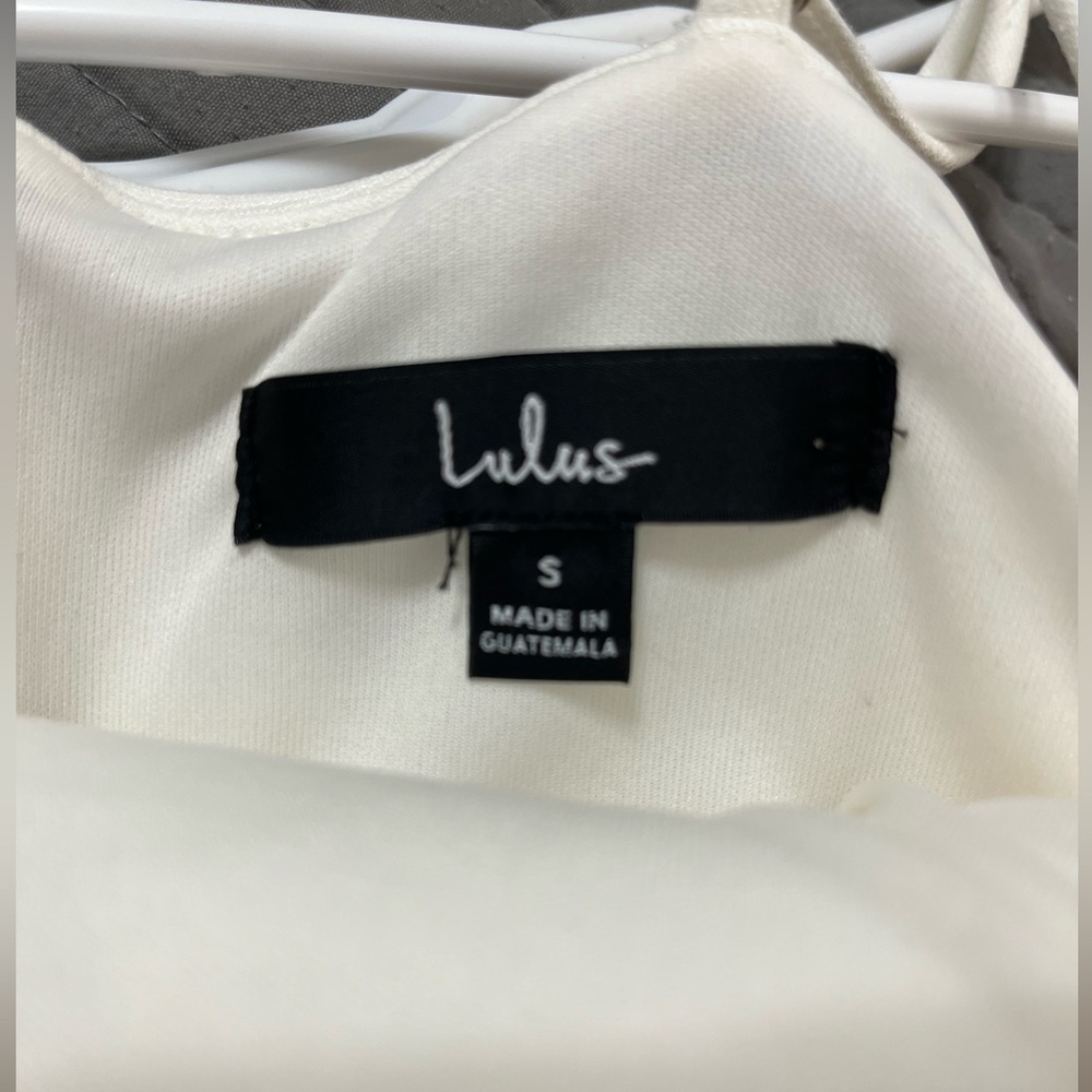 Lulus - Drinks on Me Bodycon Dress - White - Picture 3 of 3